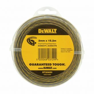 Fir pentru taiat iarba Dewalt DT20650, 2.0 mm x 15.2 m