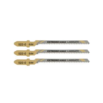 Set 3 panze fierastrau pendular DeWalt DT2081, 82 mm, pentru laminate, otel inoxidabil si materiale sandwich