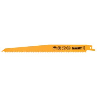 Set 5 panze fierastrau alternativ DeWalt DT2349, pentru taieri in lemn si metal, 228 mm