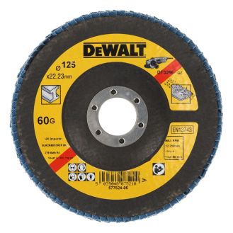 Disc lamelar Dewalt DT3266, 125X22.23 mm, granulatie 60
