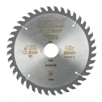 Disc Dewalt DT4064 pentru fierastrau circular, D 190x30x2.6 mm, 40 dinti, pentru taiere fina, seria Extreme