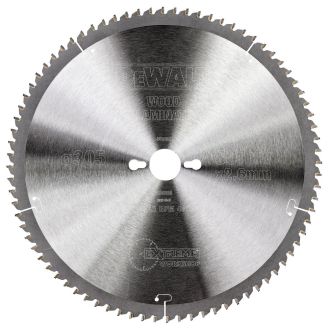 Disc Dewalt DT4283 pentru fierastrau circular, D 305x30x2.6 mm, 80 dinti, seria Extreme