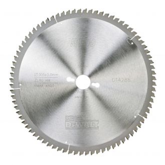 Disc Dewalt DT4288 pentru fierastrau circular, D 305x30x3.0 mm, 80 dinti, pentru taiere aluminiu, seria Extreme