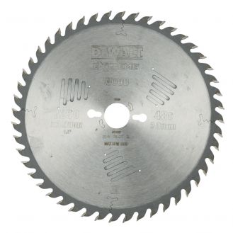 Disc Dewalt DT4323 pentru fierastrau circular, D 250x30x3.0 mm, 48 dinti, pentru taiere universala, seria Extreme