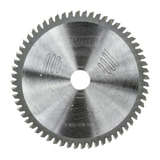 Disc Dewalt DT4350 pentru fierastrau circular, D 216x30x2.6 mm, 60 dinti, pentru taiere fina, seria Extreme