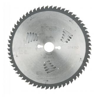 Disc Dewalt DT4352 pentru fierastrau circular, D 250x30x3.0 mm, 60 dinti, pentru taiere fina, seria Extreme