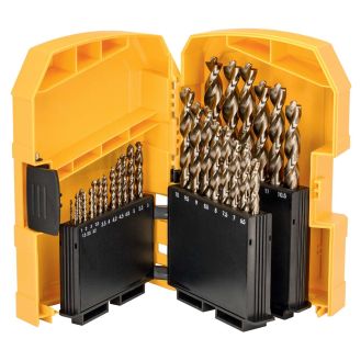 Set 29 burghie pentru metal DeWALT DT4957, tip HSS, cobalt