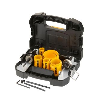 Set 7 carote multimaterial Dewalt DT90353, valiza 