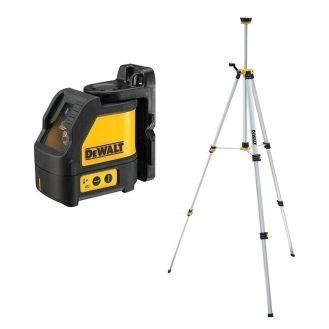 Set nivela laser cu linii Dewalt DW088KTRI, 10 m, trepied