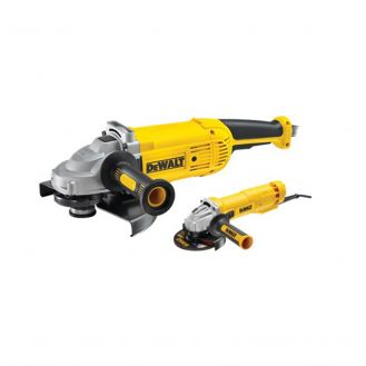 Set 2 polizoare unghiulare DeWalt DWE492TWIN2, DWE4157/DWE492, 900 / 2200 W, 125 / 230 mm