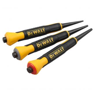 Set 3 punctatoare cu protectie Dewalt DWHT0-58018, 0.8 / 1.6 / 2.4 mm