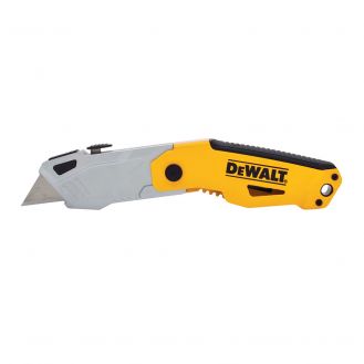 Cutter utilitar pliabil cu lama retractabila Dewalt DWHT10261-0, 3 lame trapezoidale