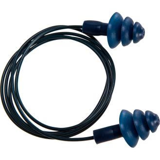 Antifoane de urechi detectabile TPR Corded Ear Plugs (50 de perechi) Portwest model EP07, culoare Albastru, fit U