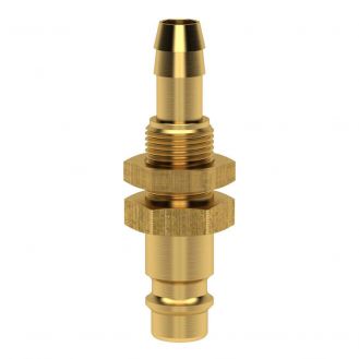 Cupla rapida standard tata Ludecke ES_10_SSV, DN 7.2,  prindere furtun 10 mm