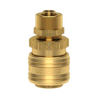 Cupla rapida standard mama Ludecke ES_8_TQ, DN 7.2, piulita + surub,furtun =8x10 mm