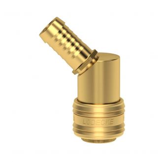 Cupla rapida standard mama Ludecke ES_9_T-45, DN 7.2, furtun 9 mm, unghi 45°