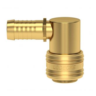 Cupla rapida standard mama Ludecke ES_9_T-90, DN 7.2, furtun 9 mm, unghi 90°