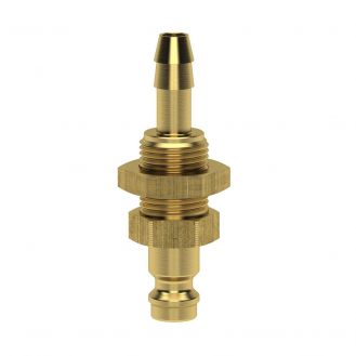 Cupla rapida mini tata Ludecke ESM_4_SSV, DN 5, furtun 4 mm