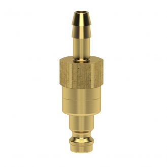 Cupla rapida mini tata Ludecke ESM_6_SAB, DN 5, furtun 6 mm, inchidere dubla