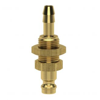 Cupla rapida mini tata Ludecke ESM_6_SSV, DN 5, furtun 6 mm