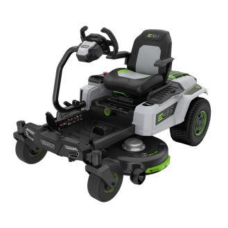 Set tractor de tuns iarba Ego Power ZT4201E-S, cu 2 acumulatori  56 V/10.0 Ah, 107 cm, cu volan