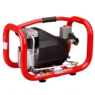 Compresor de aer cu ulei, monofazat, cu un cilindru Fini Shuttle 2500, 1.5 kW 8 bar, 185 l/min, cu butelie de 2.4 l