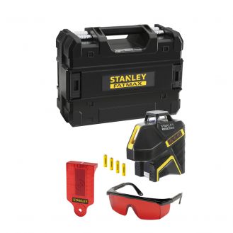 Nivela laser rotativa 360 + laser cu 2 puncte Stanley Fatmax FMHT1-77416, dioda rosie