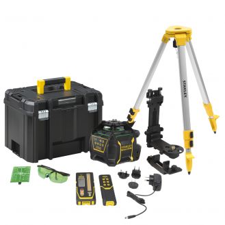 Nivela laser rotativa Stanley RL750L, pentru santier, linie laser de culoare verde