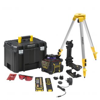 Nivela laser rotativa Stanley RL600L,  pentru santier, linie laser de culoare rosie
