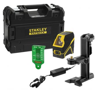 Nivela laser Stanley Fatmax FMHT77595-1, linie laser verde, in cruce
