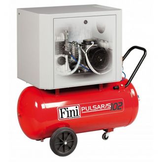 Compresor de aer insonorizat Fini PULSAR/S 160M-50, 50 l, 1100 W, 8 bar, 152 l/min