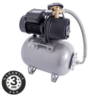Hidrofor cu pompa autoamorsanta Wasserkonig FS475825, fonta, putere 900 W, debit 3480 l/h, inaltime refulare 47 m, vas de expansiune 24 l