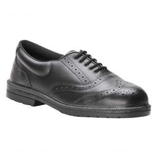 Bocanci Portwest Executive Brogue Steelite S1P, FW46, FW46BKR47, culoare negru, marime 47