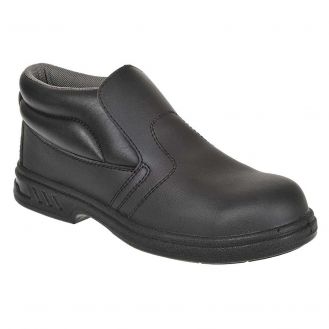 Gheata de protectie Portwest Slip On Steelite S2, FW83, FW83BKR49, culoare negru, marime 49