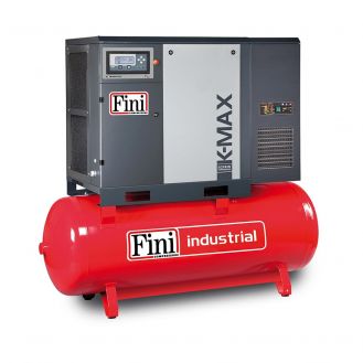 Compresor cu surub, turatie variabila, Fini K-MAX 11-10-270 ES VS, 11 kW, 270 l, 10 bar, 1580 / 620 l/min, cu uscator