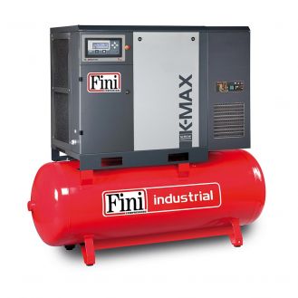 Compresor cu surub, turatie variabila, Fini K-MAX 11-10-500 ES VS, 11 kW, 500 l, 10 bar, 1580 / 620 l/min, cu uscator