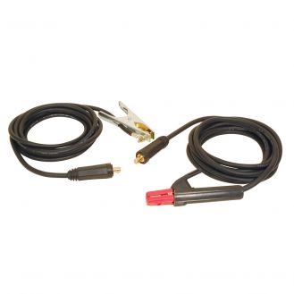 Kit pentru sudura MMA Lincoln Electric KIT-140A-16-3M, 140 A, conectori rapizi DX25, cabluri 3+3 m, sectiune 16 mm2