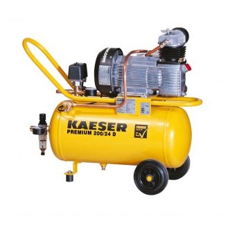 Compresor de aer Kaeser PREMIUM 200/24 D, 24 L, 1,1 KW, 10 bar, 200 l/min
