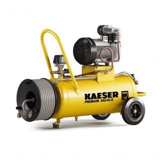 Compresor de aer Kaeser PREMIUM 250/40 D, 40 L, 1,2 KW, 10 bar, 250 l/min, furtun 15 m
