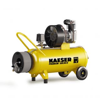Compresor de aer Kaeser PREMIUM 350/90 D, 90 L, 1,7 KW, 10 bar, 350 l/min, furtun 15 m