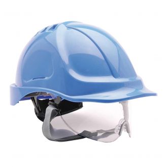 Casca cu vizor Portwest Endurance PW55RBR, culoare albastru