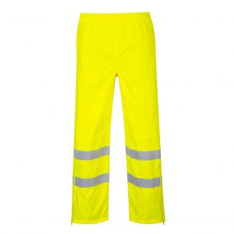 Pantaloni respirabili Hi-Vis Portwest S487YERXXXL, culoare galben, marime 3XL, talie normala