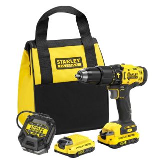 Masina de gaurit si insurubat  Stanley Fatmax V20 SFMCD700C2S, 2 acumulatori 18 V/1.5 Ah, 50 Nm