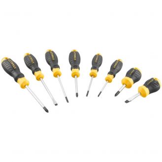 Set 8 surubelnite Stanley STHT16167-0,  CushionGrip™, blister