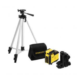 Set nivela laser Cross 360 si trepied Stanley STHT77640-1, 20 m