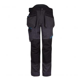 Pantaloni cu buzunare exterioare Portwest WX3 T702MGR48, culoare gri inchis, marime 48, talie normala