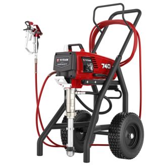 Pompa airless electrica  Titan  Impact 740, TT1006452, debit material 3.0 l/min, duza max. 0.029″, motor electric 1.4 kW