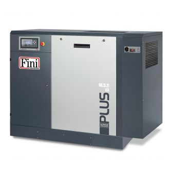 Compresor de aer cu surub Fini PLUS 22-08 ES VS, 400 V, 22 kW, 8 bar, 3350 / 1350 l/min, turatie variabila, cu uscator
