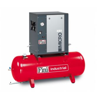 Compresor de aer cu surub Fini MICRO SE 4.0-10-200, 400 V, 200 l, 4 kW, 10 bar, 485 l/min
