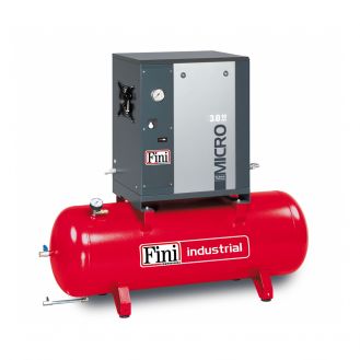 Compresor de aer cu surub Fini MICRO SE 3.0-10-200, 400 V, 200 l, 3 kW, 10 bar, 385 l/min